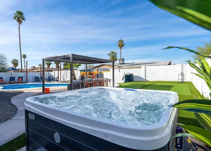 Сasa de vacaciones Piece Of Paradise - Pool Games Fire Pit Hot Tub