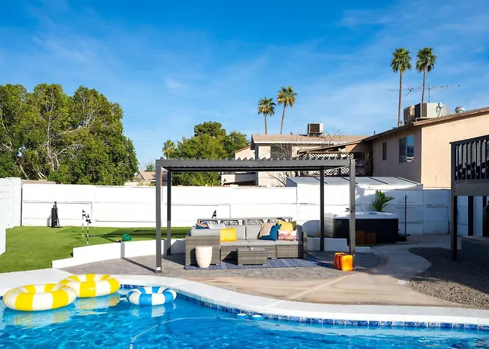 Сasa de vacaciones Piece Of Paradise - Pool Games Fire Pit Hot Tub Phoenix